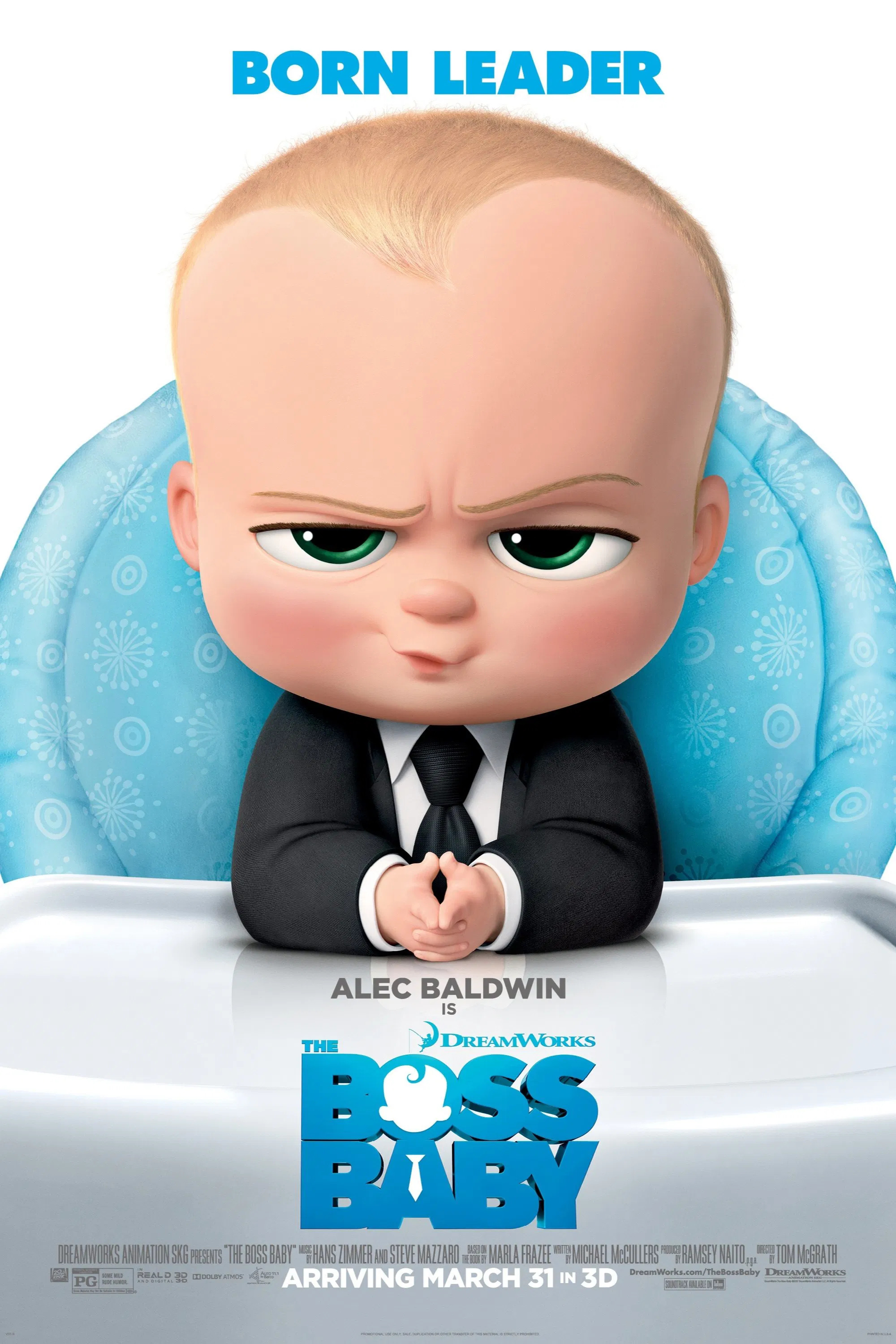 Mega Sized Movie Poster Image for The Boss Baby (#1 of 7)