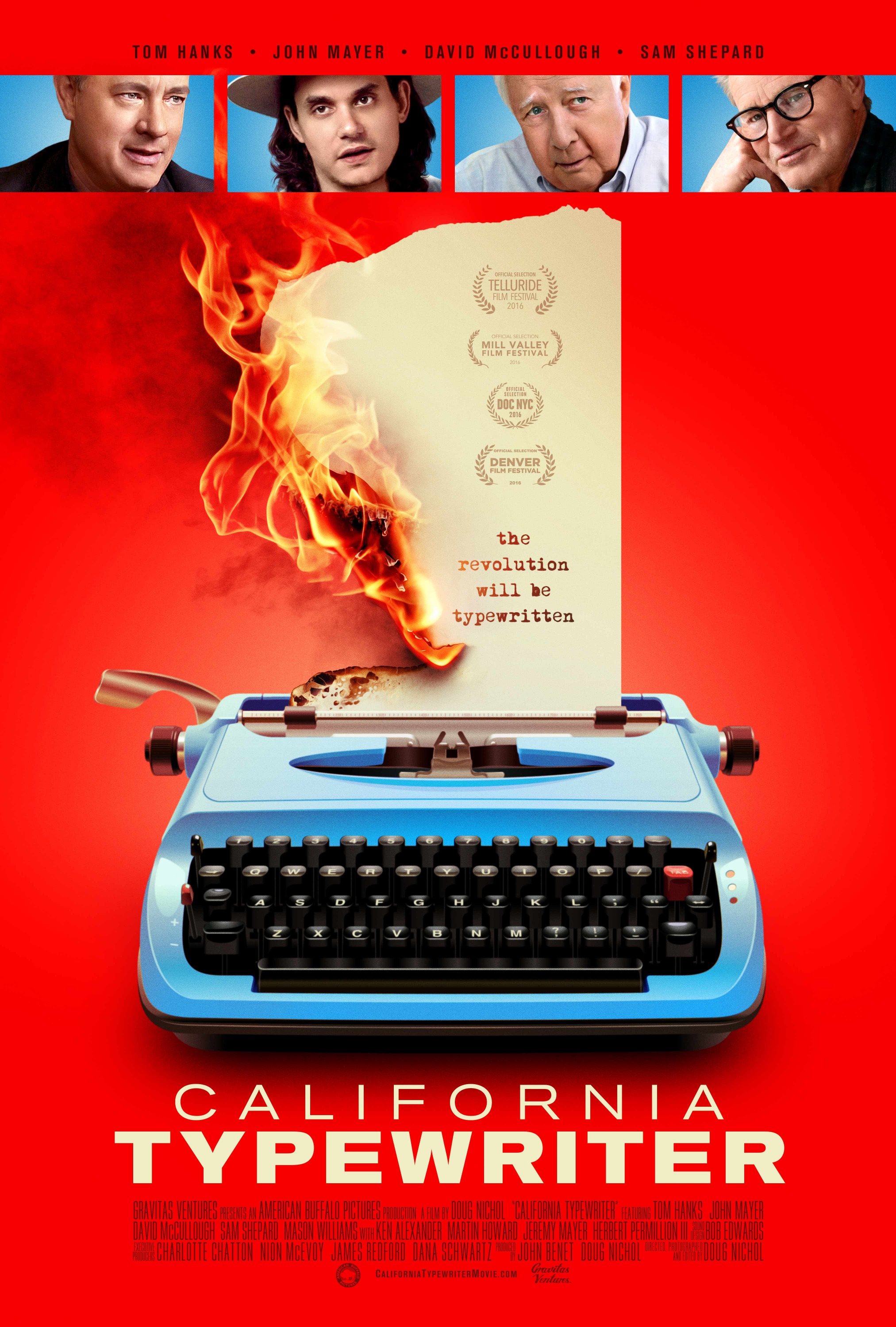 Mega Sized Movie Poster Image for California Typewriter 