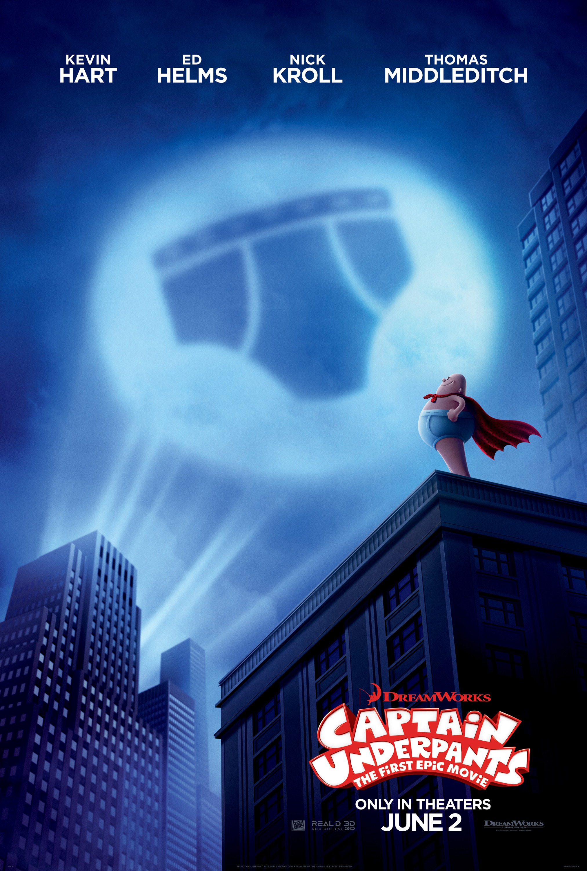Mega Sized Movie Poster Image for Captain Underpants (#1 of 3)