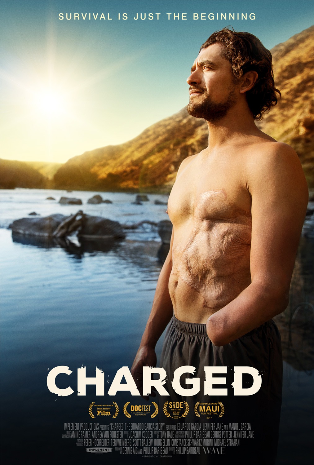 Extra Large Movie Poster Image for Charged: The Eduardo Garcia Story 
