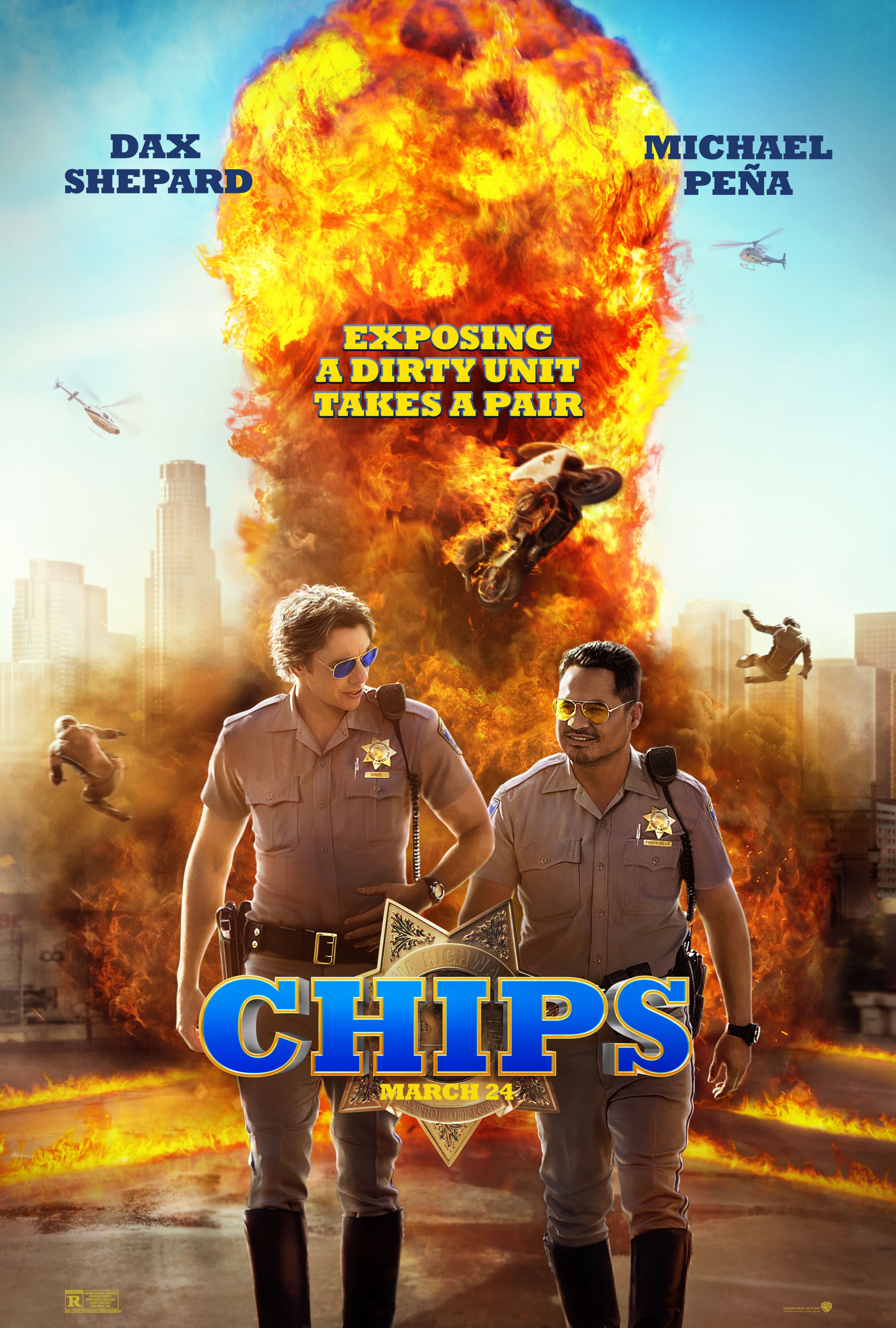 Mega Sized Movie Poster Image for CHiPs (#4 of 4)