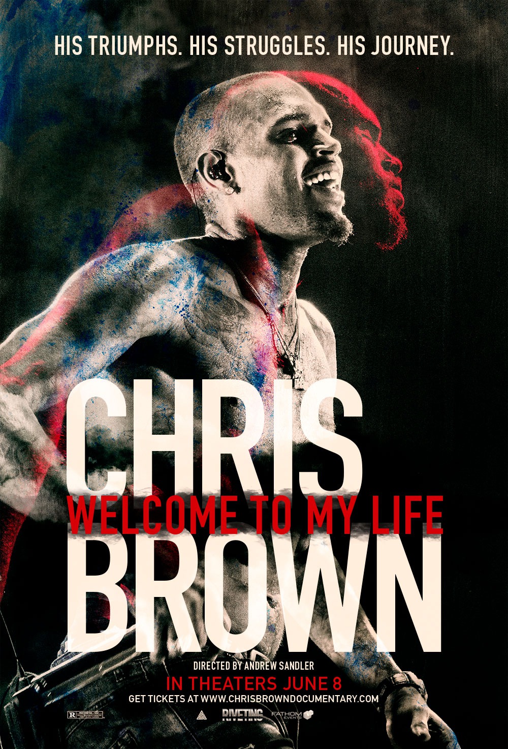 Extra Large Movie Poster Image for Chris Brown: Welcome to My Life 