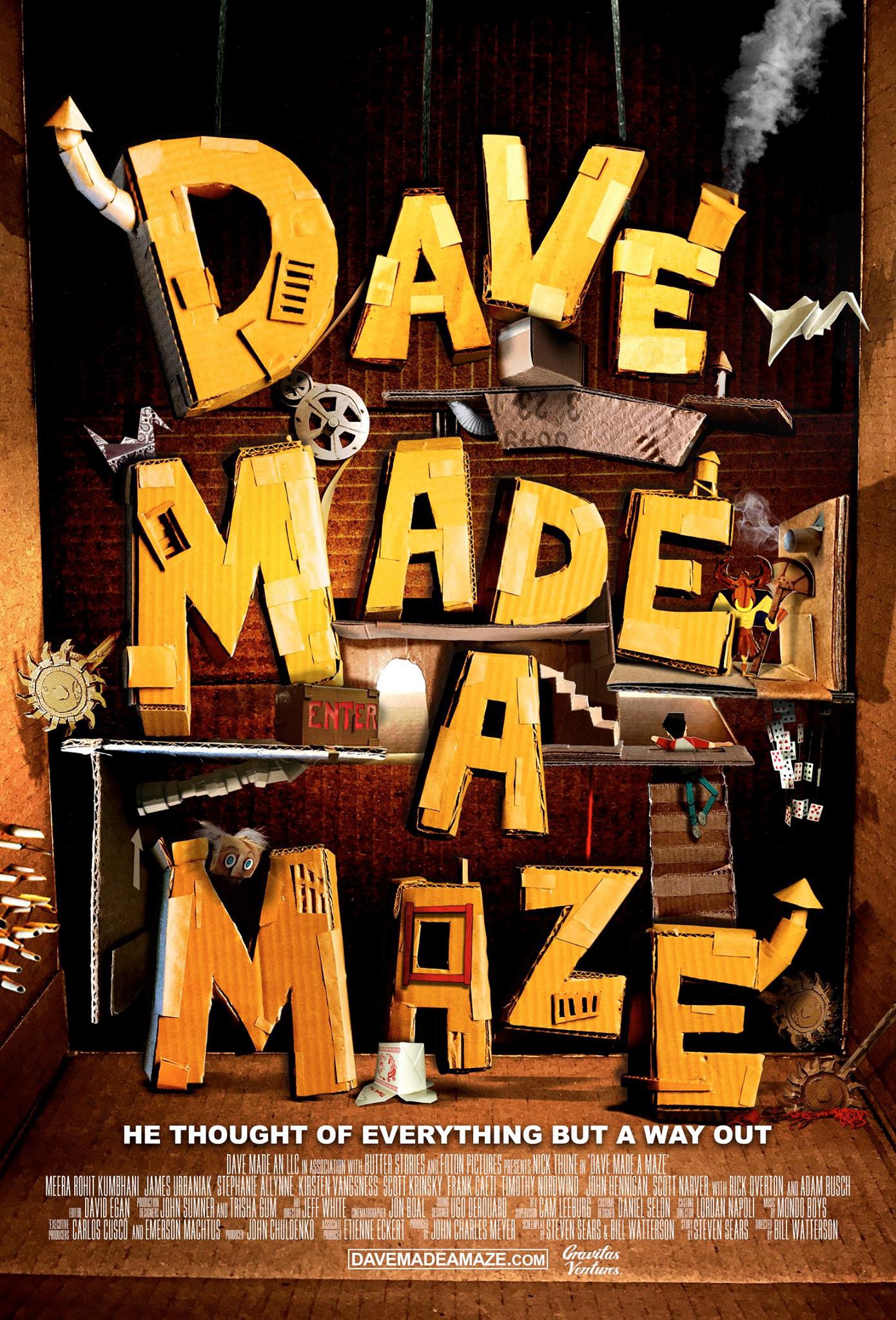 Mega Sized Movie Poster Image for Dave Made a Maze 