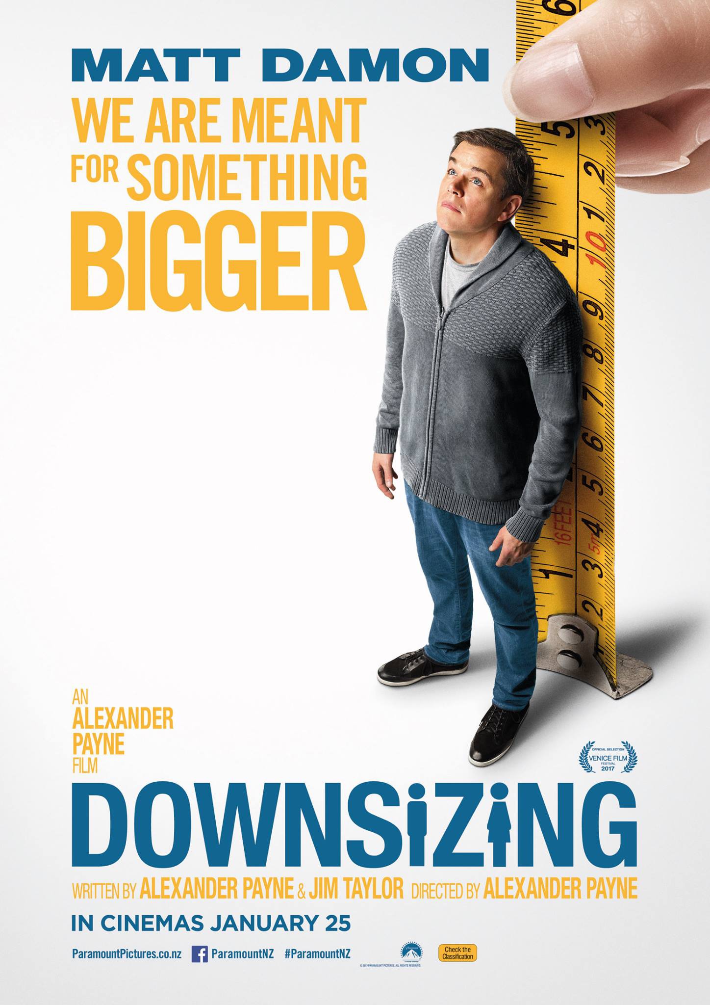 Mega Sized Movie Poster Image for Downsizing (#1 of 4)