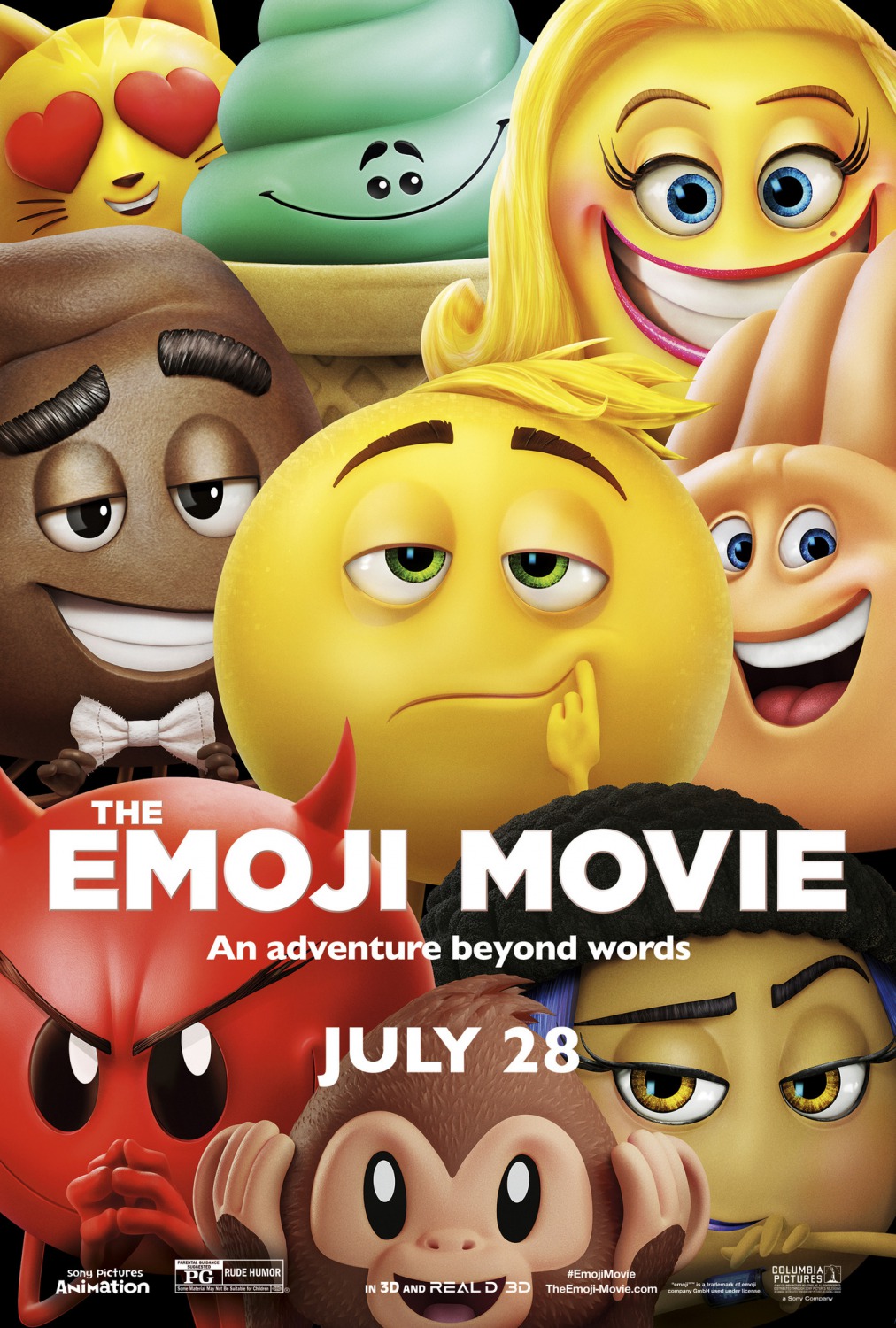 Extra Large Movie Poster Image for The Emoji Movie (#12 of 14)