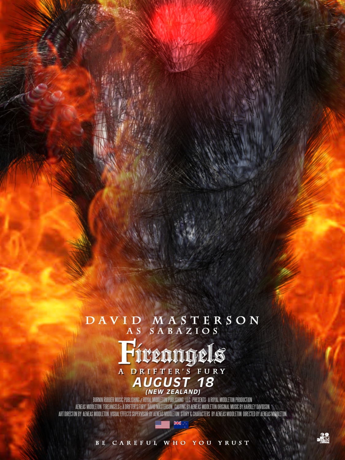 Extra Large Movie Poster Image for Fireangels: A Drifter's Fury (#10 of 11)