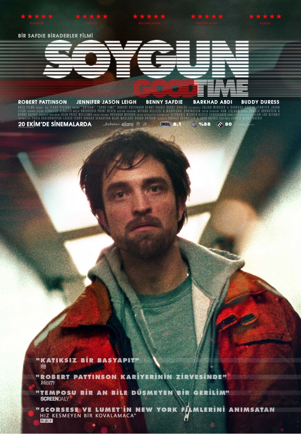 Extra Large Movie Poster Image for Good Time (#4 of 5)