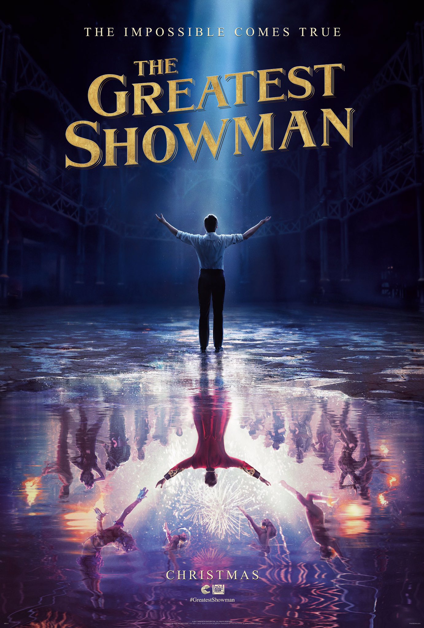 Mega Sized Movie Poster Image for The Greatest Showman (#1 of 9)