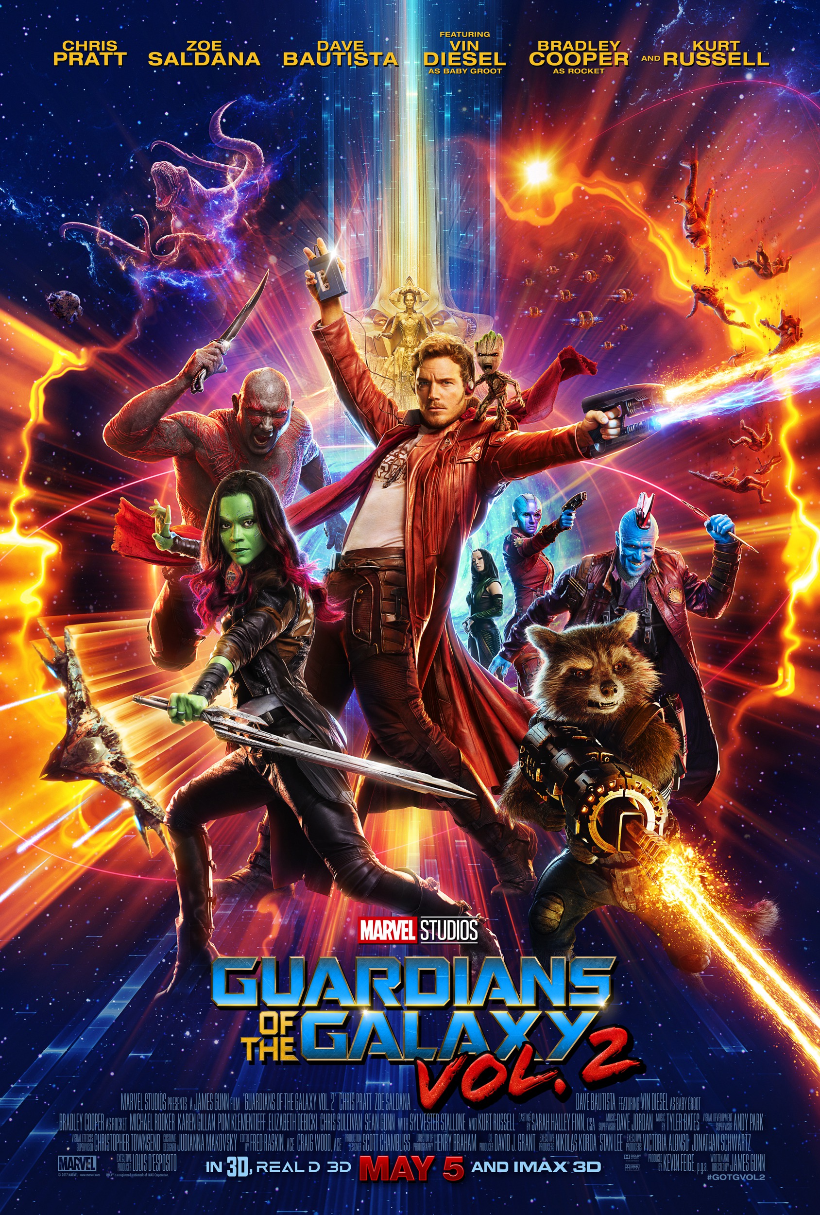 Mega Sized Movie Poster Image for Guardians of the Galaxy Vol. 2 (#4 of 45)