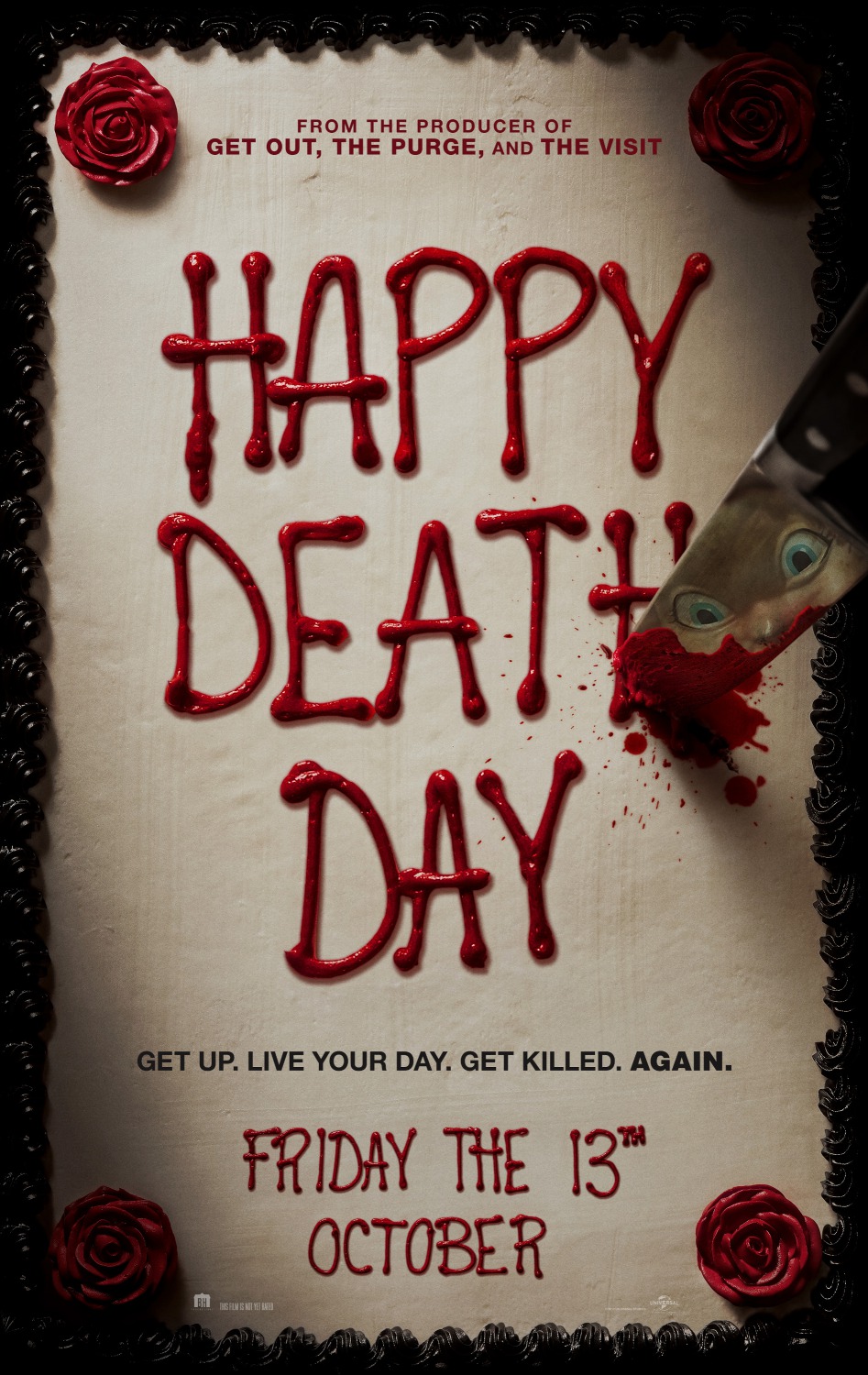 Extra Large Movie Poster Image for Happy Death Day (#1 of 2)