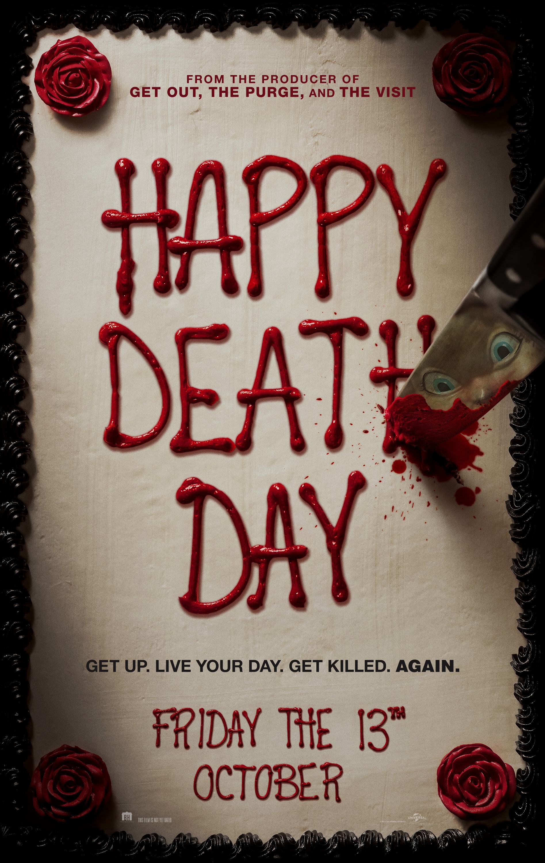 Mega Sized Movie Poster Image for Happy Death Day (#1 of 2)