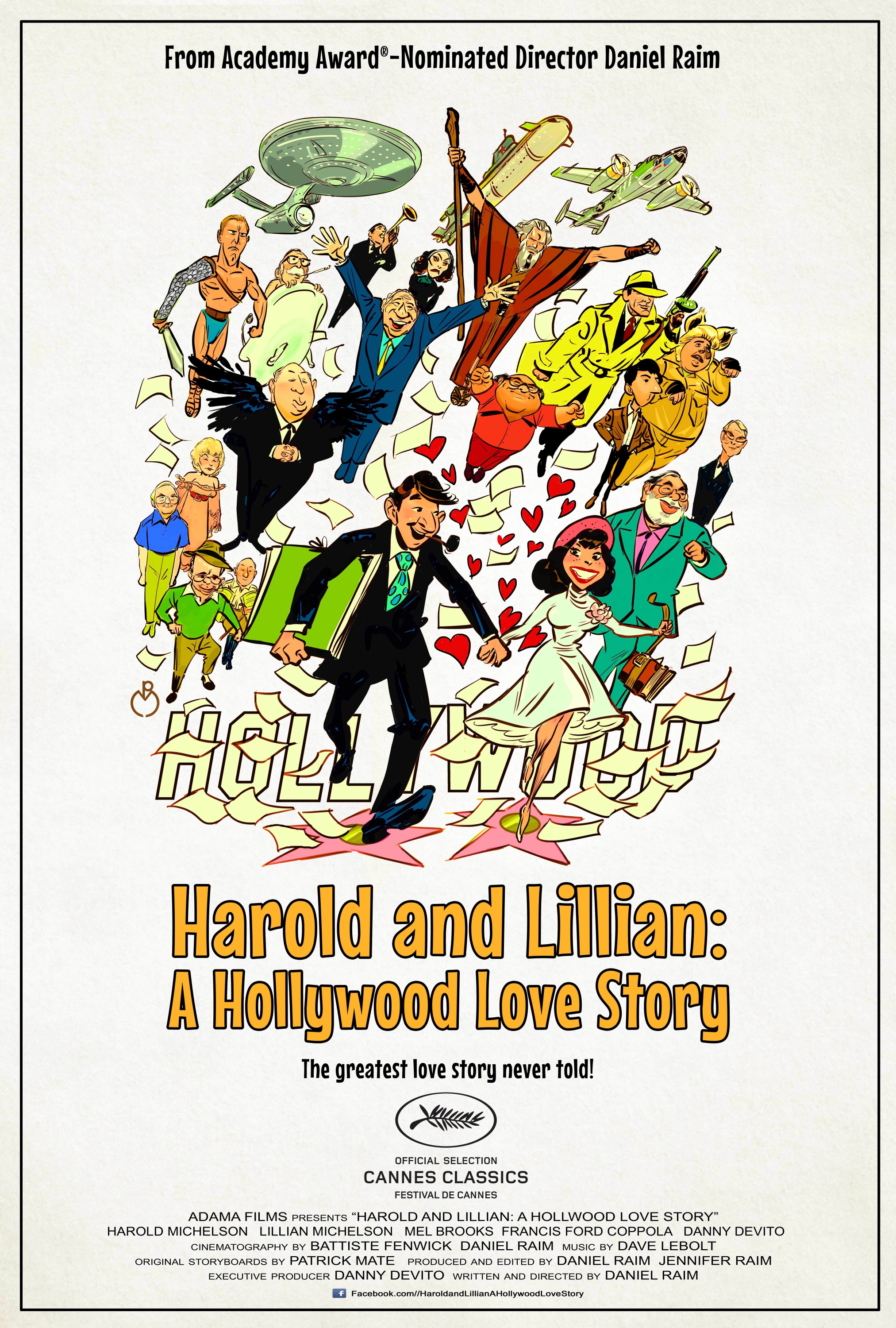 Mega Sized Movie Poster Image for Harold and Lillian: A Hollywood Love Story 