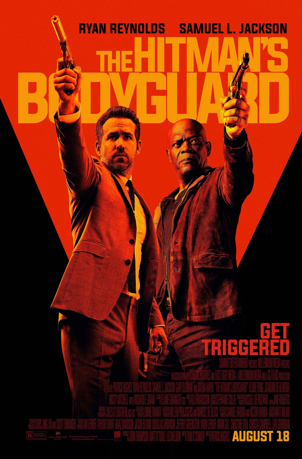 Extra Large Movie Poster Image for The Hitman's Bodyguard (#4 of 12)
