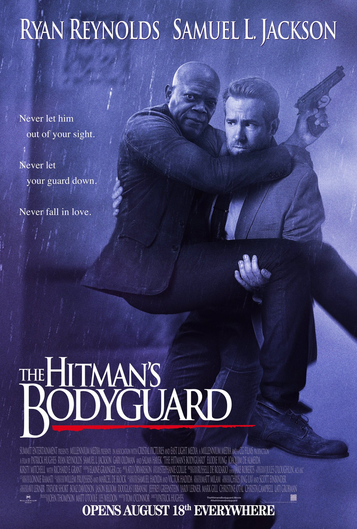 Mega Sized Movie Poster Image for The Hitman's Bodyguard (#1 of 12)