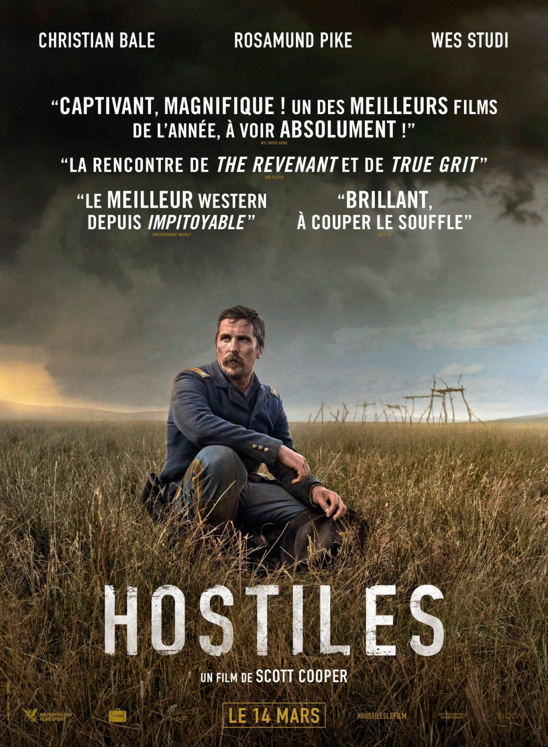 Extra Large Movie Poster Image for Hostiles (#4 of 6)