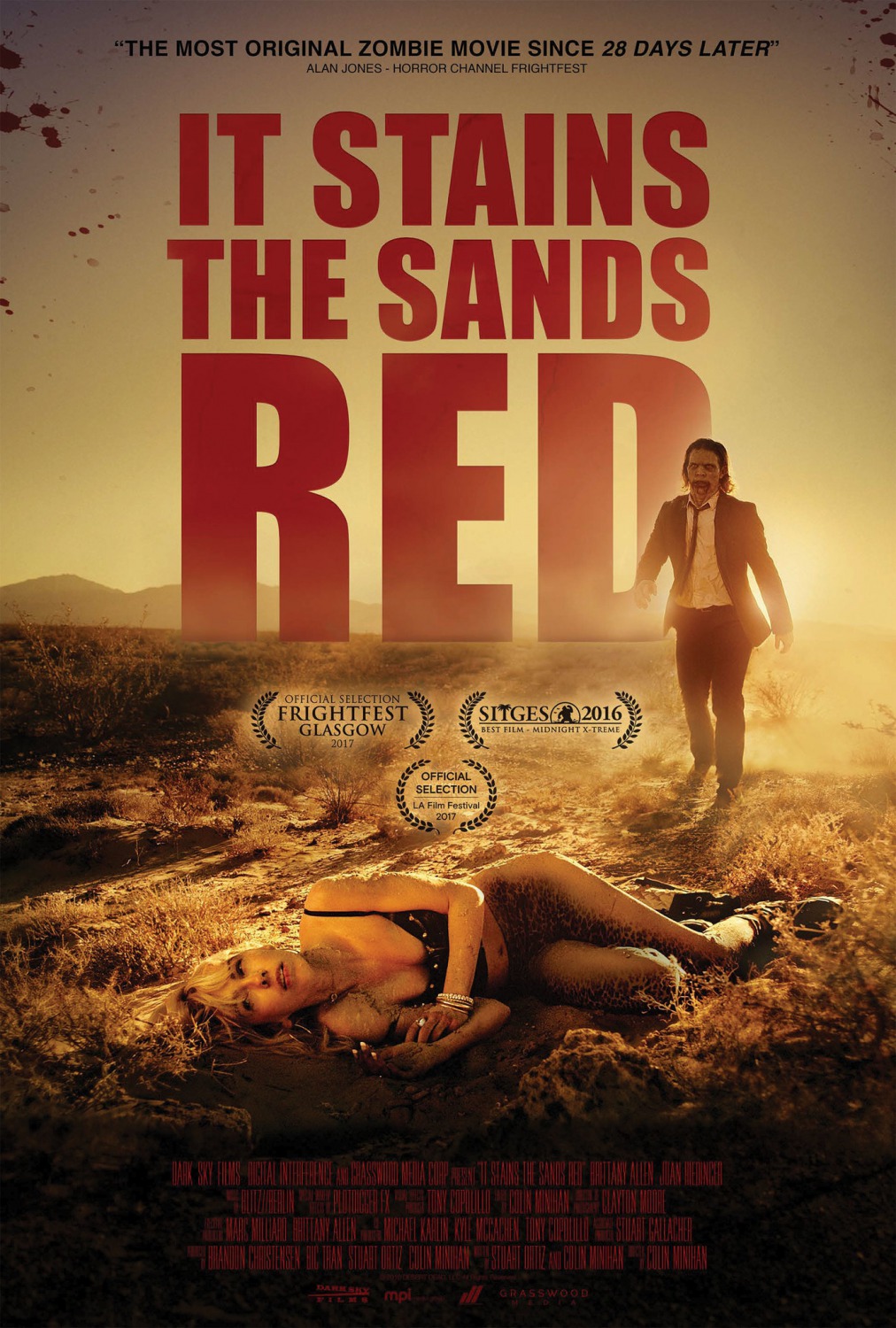 Extra Large Movie Poster Image for It Stains the Sands Red 