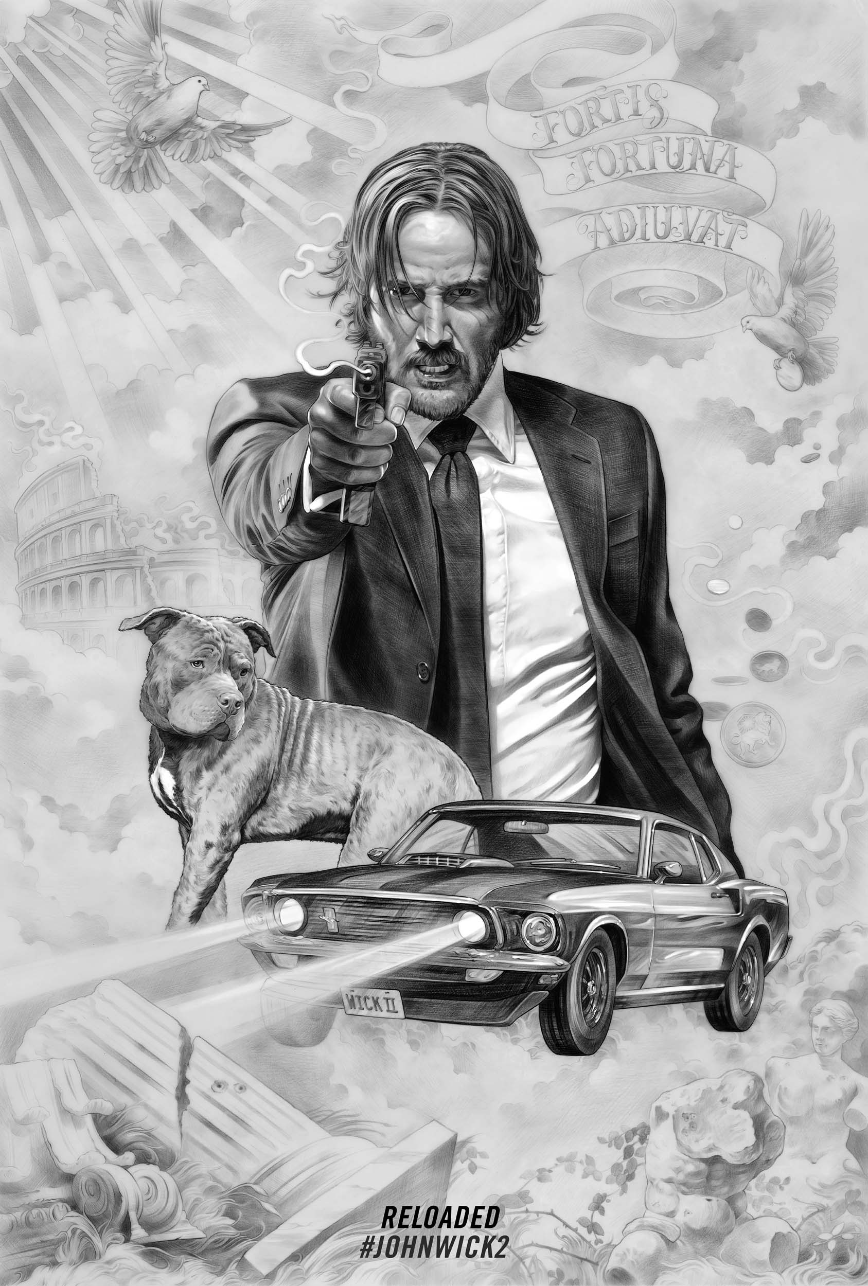 Mega Sized Movie Poster Image for John Wick 2 (#11 of 19)