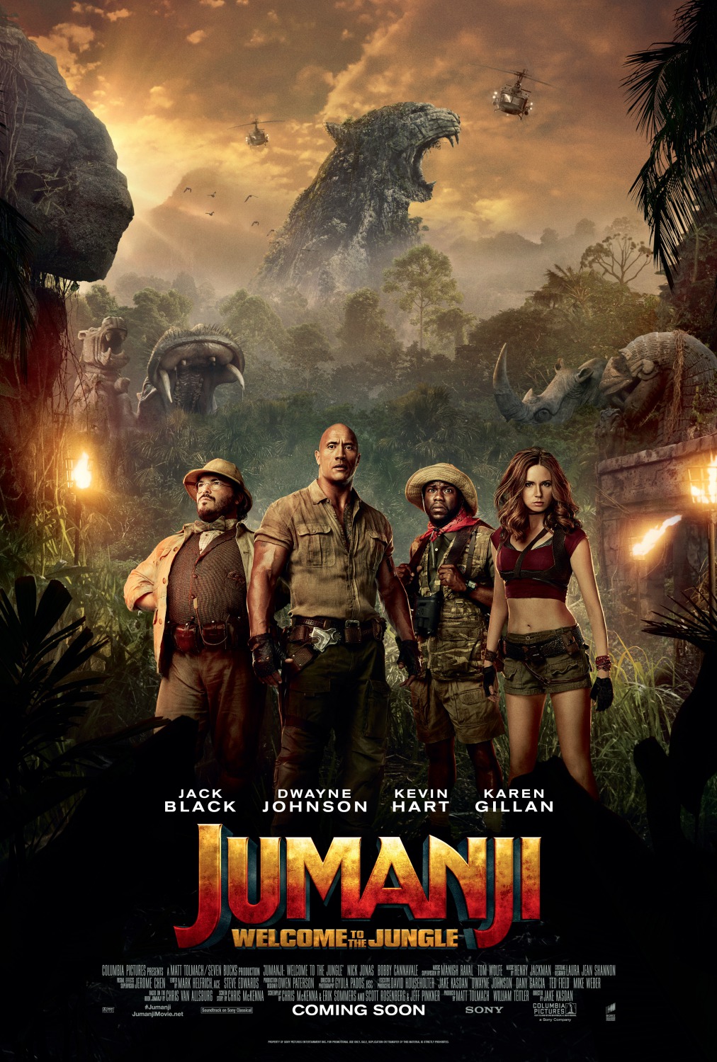 Extra Large Movie Poster Image for Jumanji: Welcome to the Jungle (#5 of 23)