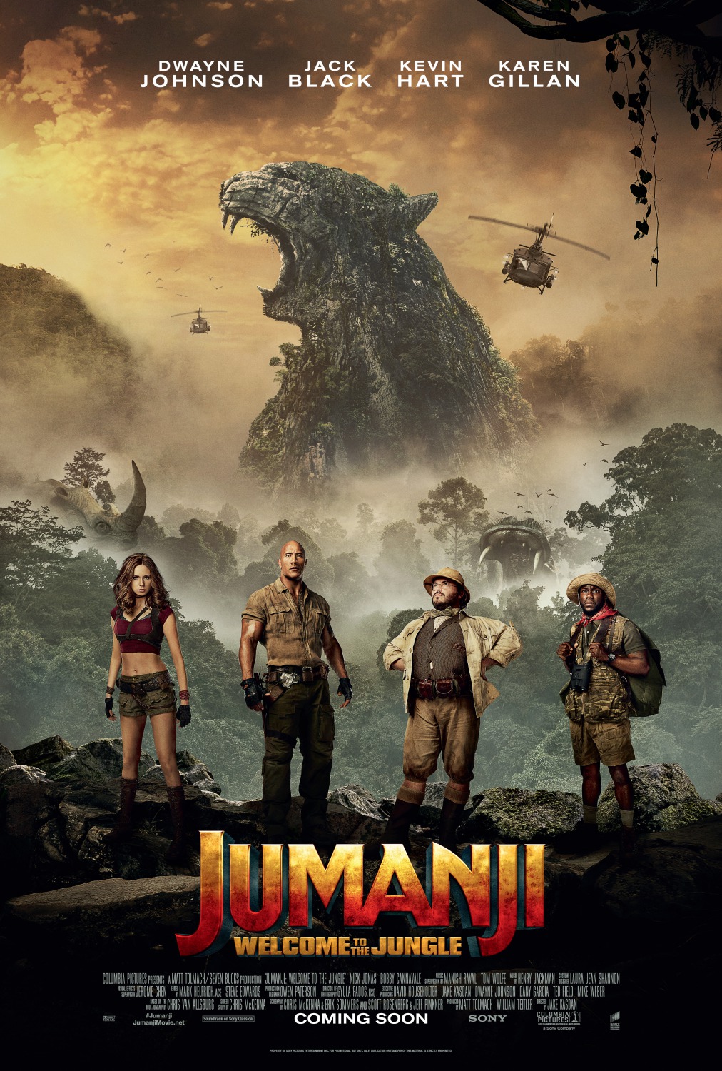 Extra Large Movie Poster Image for Jumanji: Welcome to the Jungle (#6 of 22)