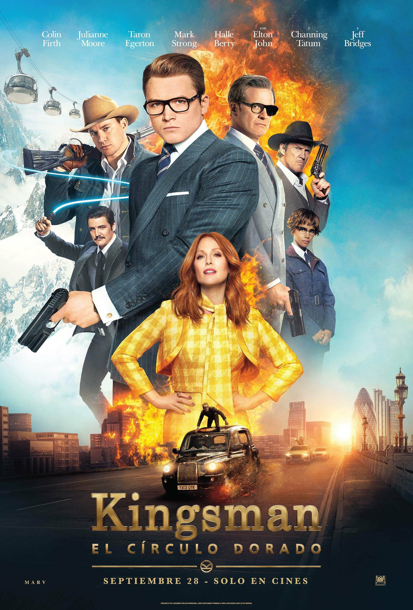 Mega Sized Movie Poster Image for Kingsman: The Golden Circle (#23 of 41)
