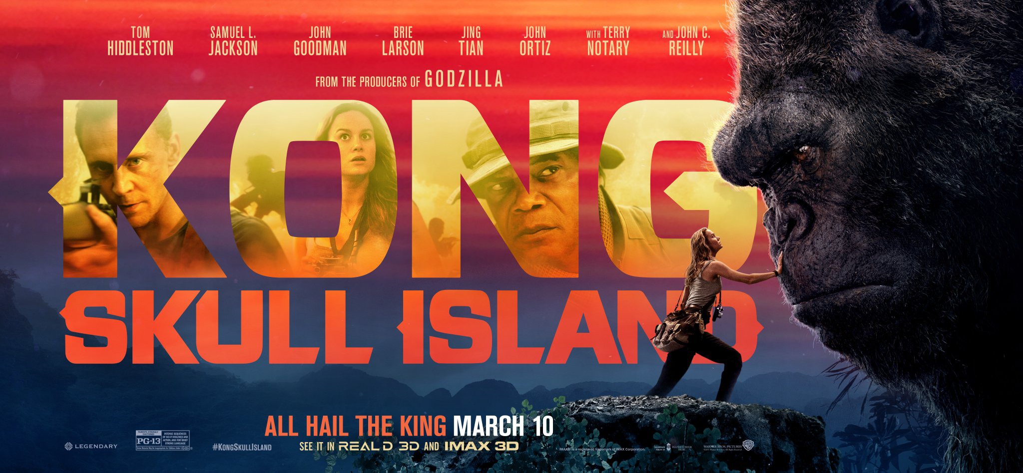 Mega Sized Movie Poster Image for Kong: Skull Island (#4 of 22)