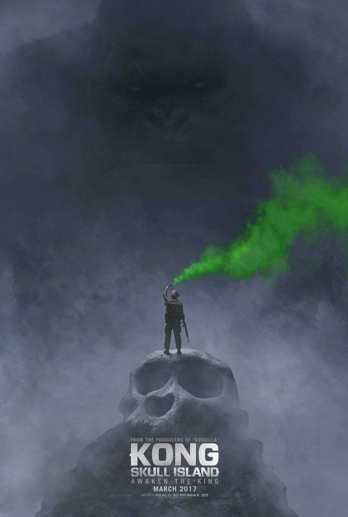 Mega Sized Movie Poster Image for Kong: Skull Island (#1 of 22)