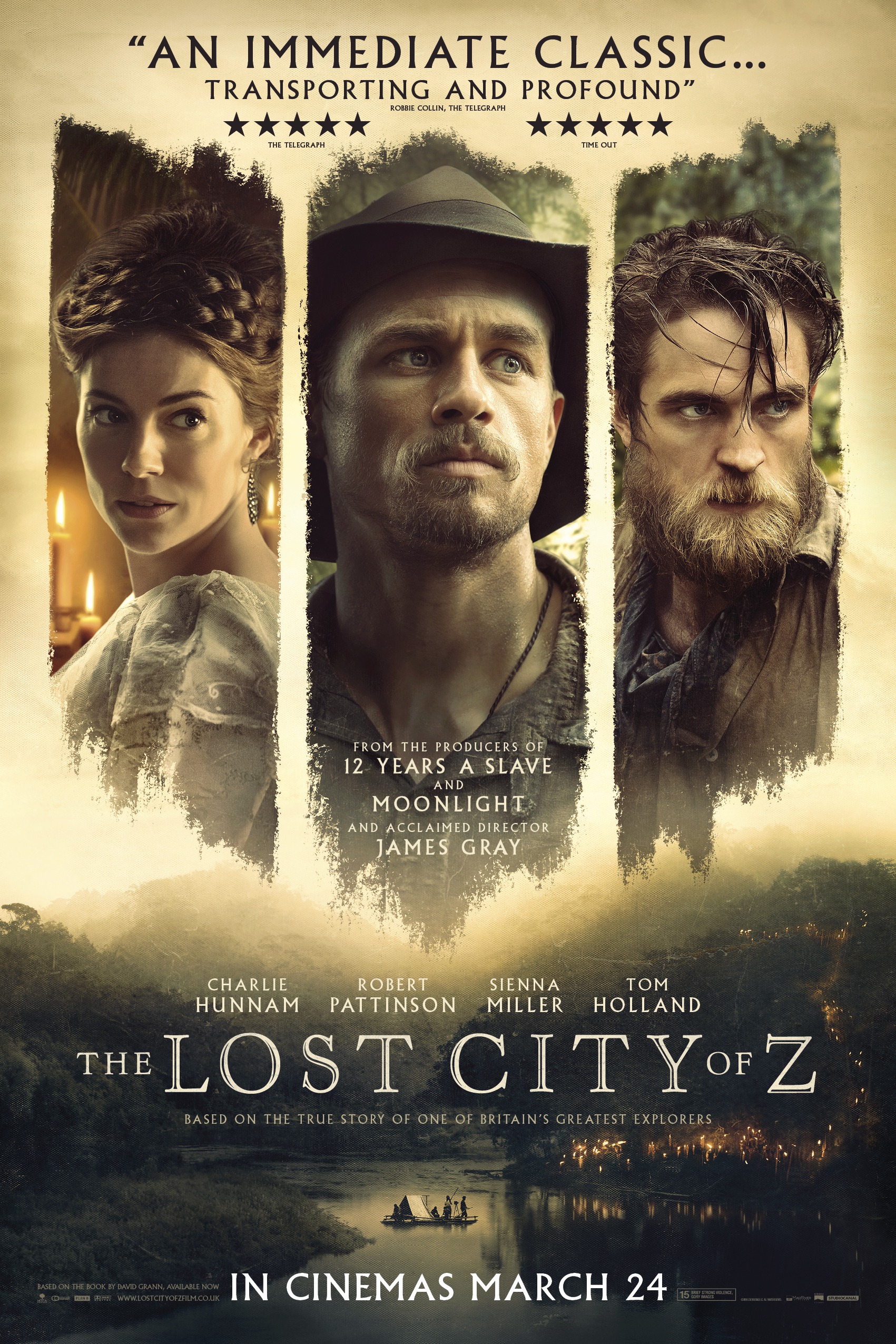 Mega Sized Movie Poster Image for The Lost City of Z (#3 of 6)