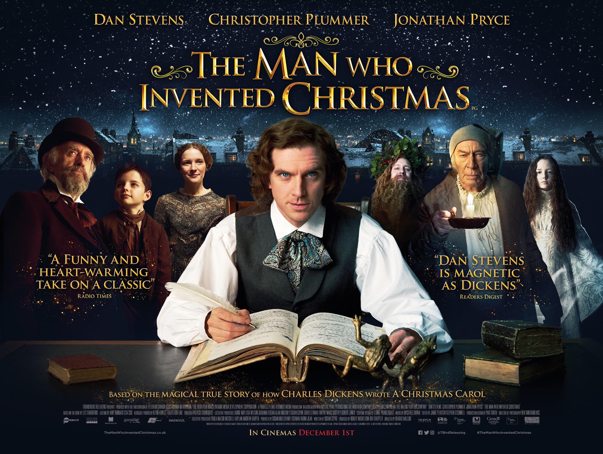 Mega Sized Movie Poster Image for The Man Who Invented Christmas (#2 of 2)