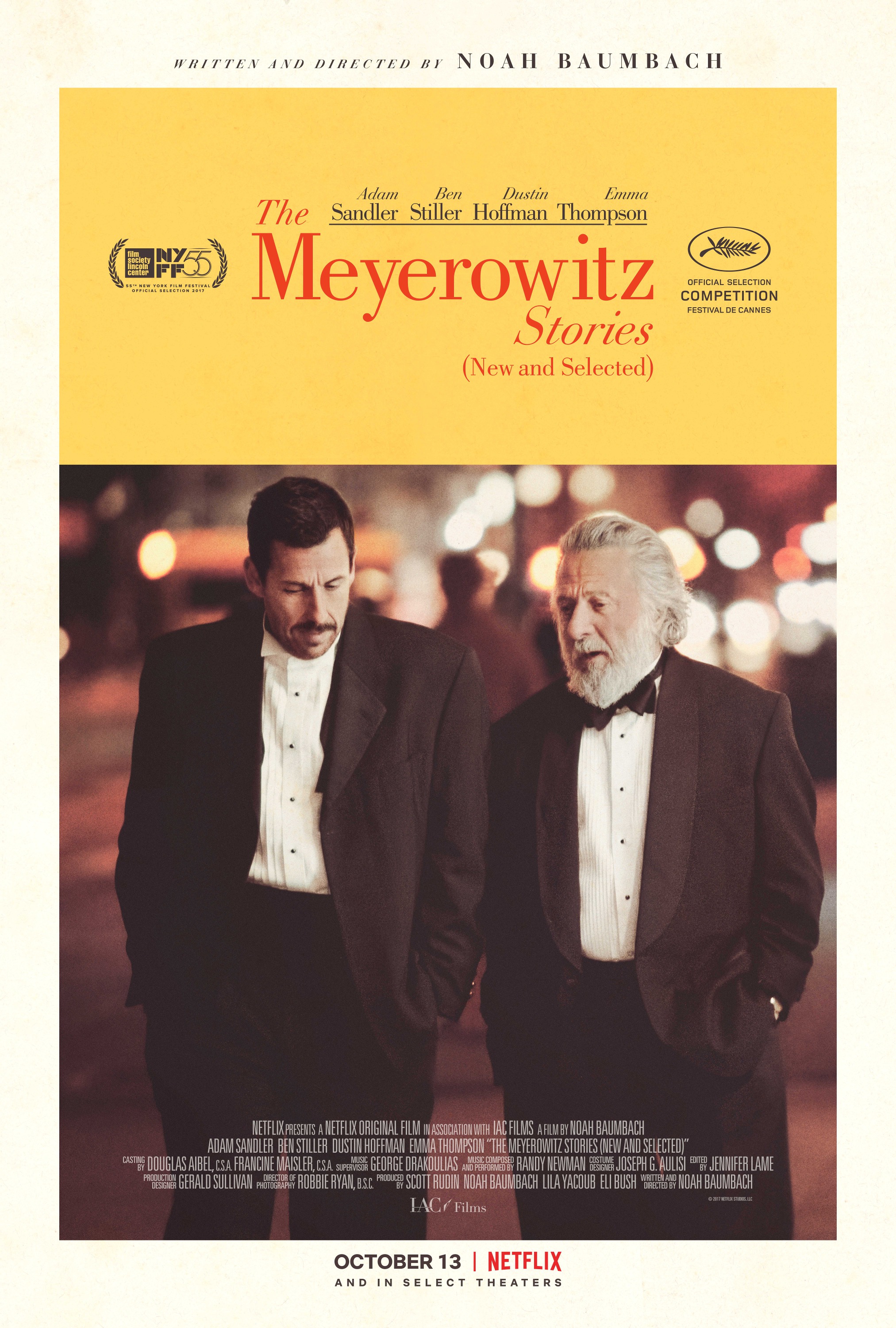 Mega Sized Movie Poster Image for The Meyerowitz Stories (New and Selected) (#2 of 4)