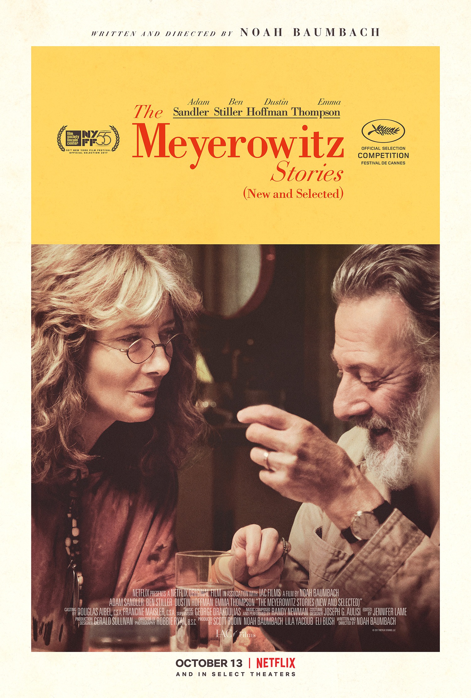 Mega Sized Movie Poster Image for The Meyerowitz Stories (New and Selected) (#4 of 4)