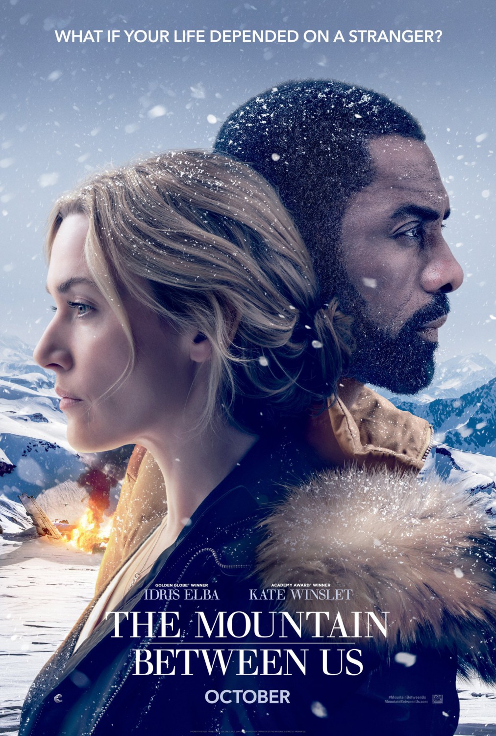 Extra Large Movie Poster Image for The Mountain Between Us (#1 of 2)