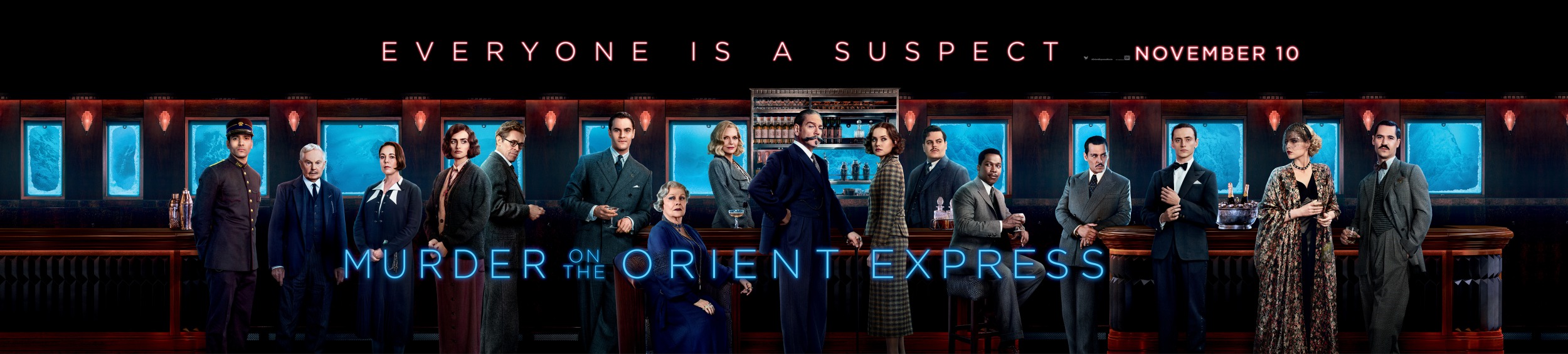 Mega Sized Movie Poster Image for Murder on the Orient Express (#21 of 40)