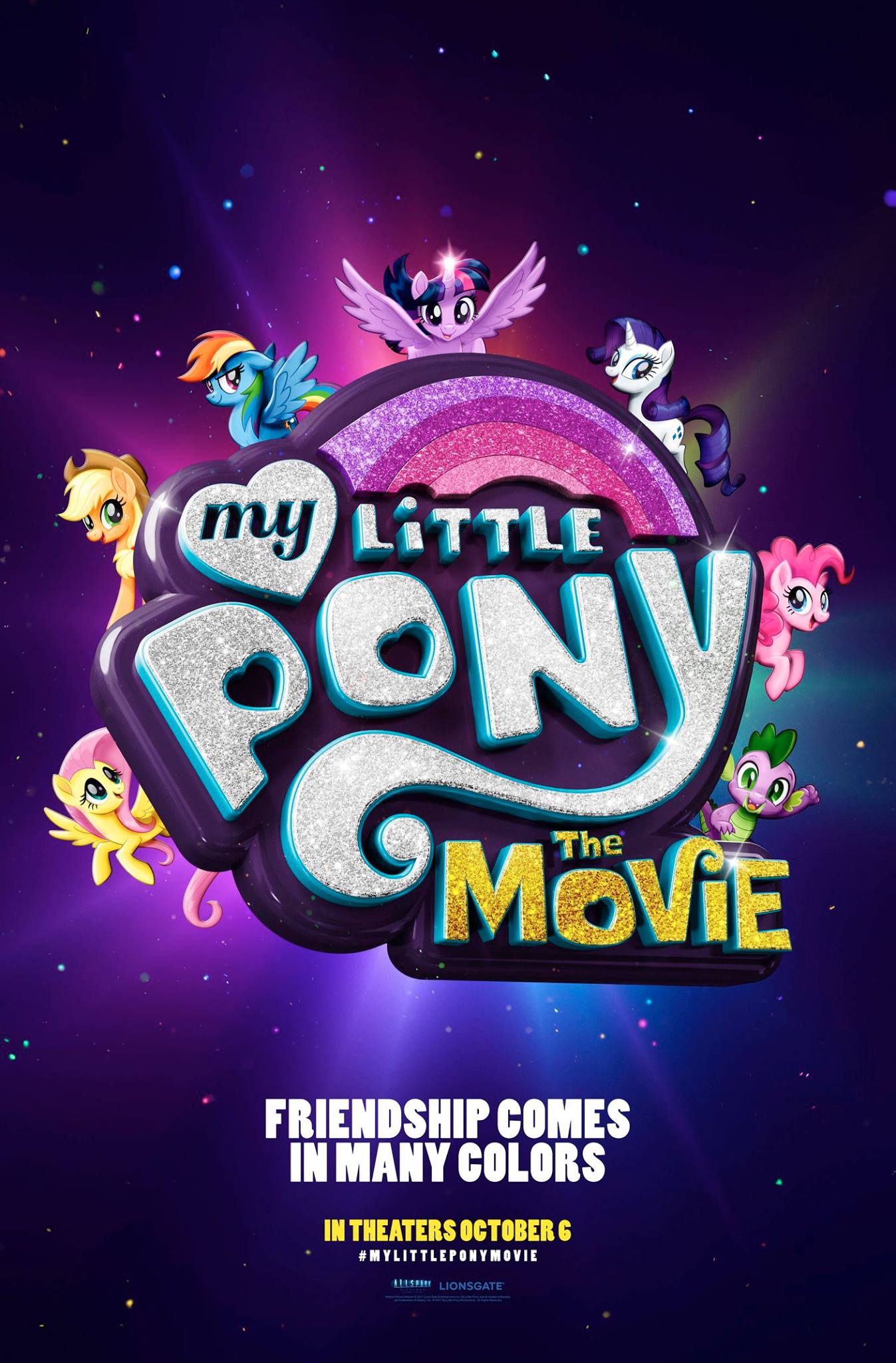 Mega Sized Movie Poster Image for My Little Pony: The Movie (#1 of 55)