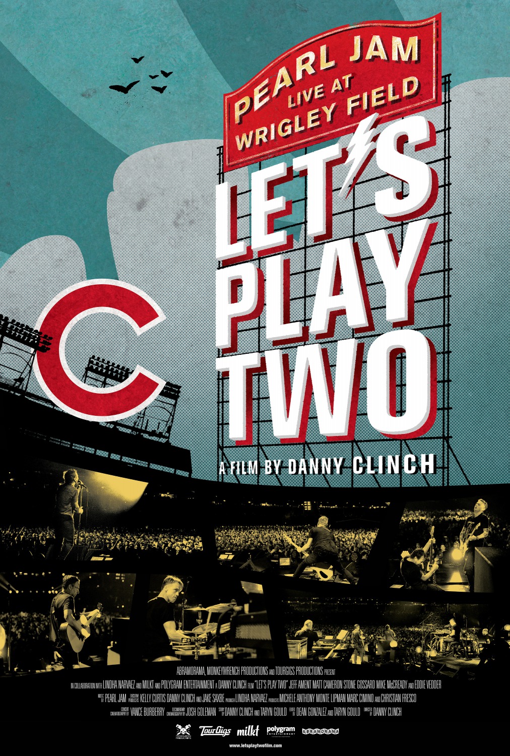 Extra Large Movie Poster Image for Pearl Jam: Let's Play Two 