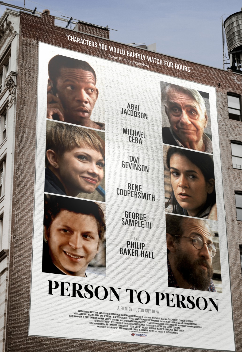 Extra Large Movie Poster Image for Person to Person 