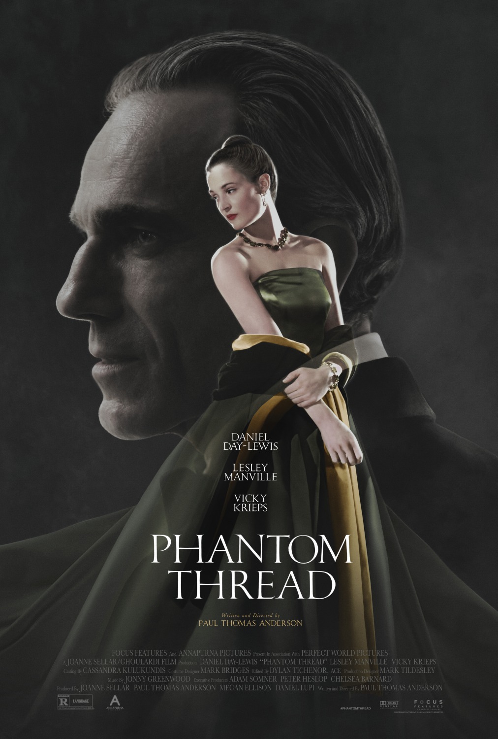 Extra Large Movie Poster Image for Phantom Thread (#2 of 4)