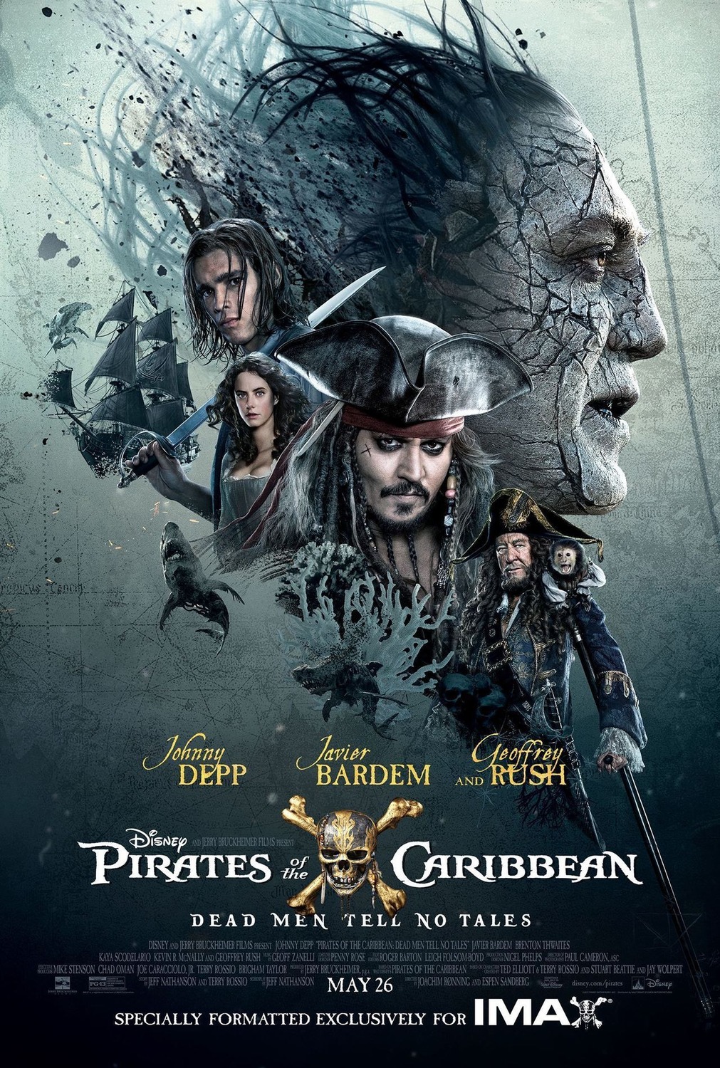 Extra Large Movie Poster Image for Pirates of the Caribbean: Dead Men Tell No Tales (#21 of 27)