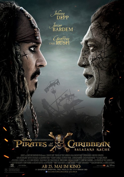 Pirates of the Caribbean Dead Men Tell No Tales Poster T510 A4 A3 A2 A1 A0|