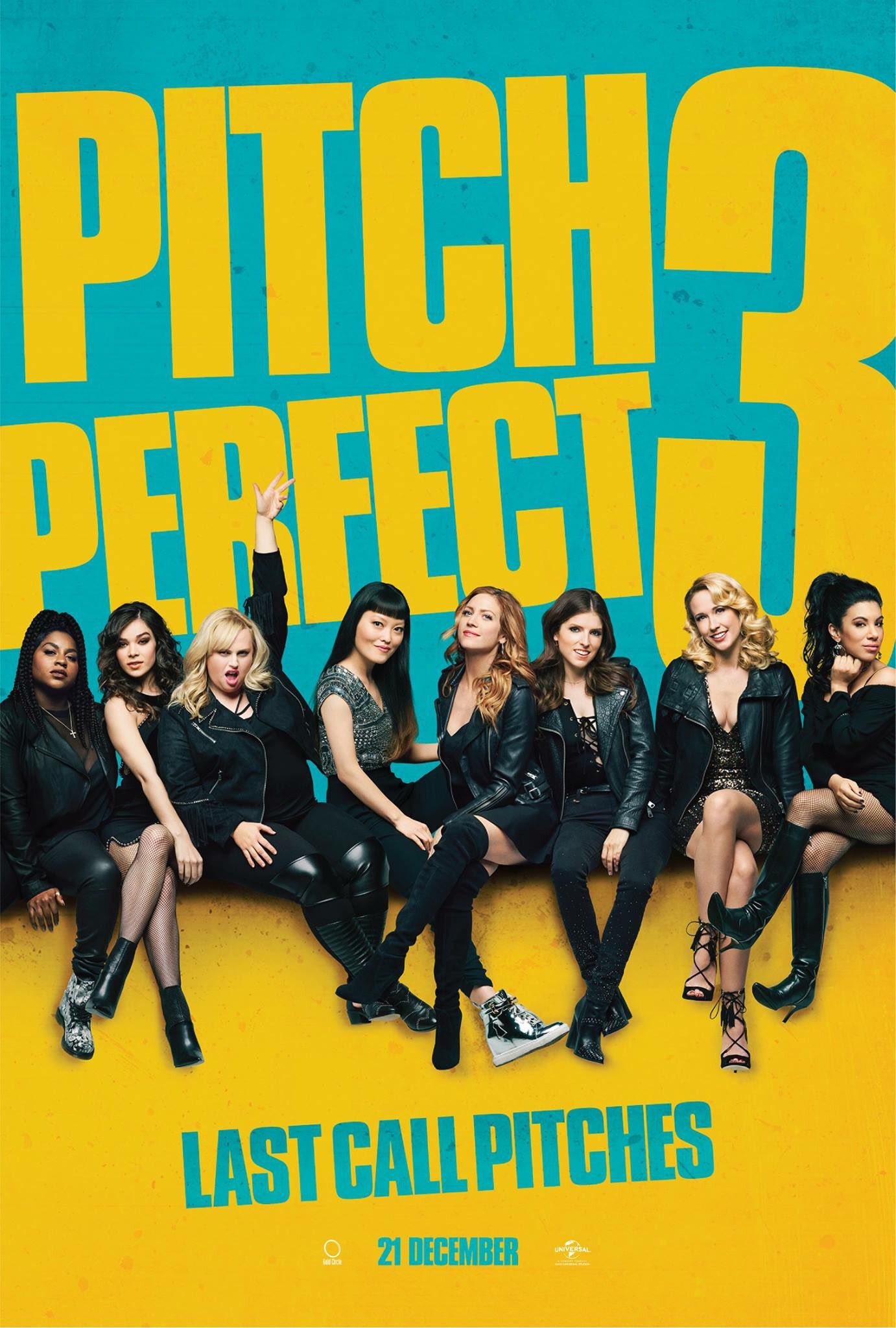 Mega Sized Movie Poster Image for Pitch Perfect 3 (#3 of 4)