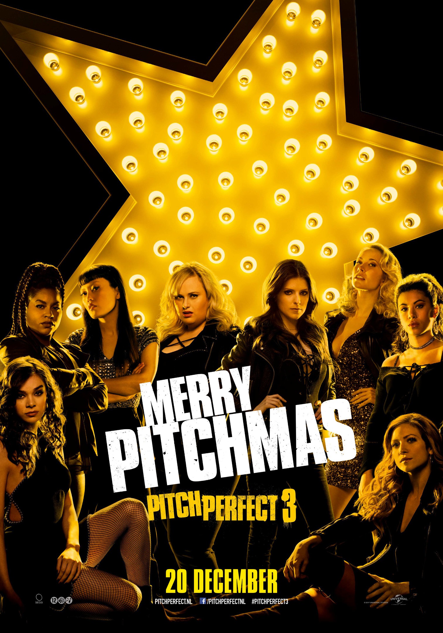 Mega Sized Movie Poster Image for Pitch Perfect 3 (#4 of 4)