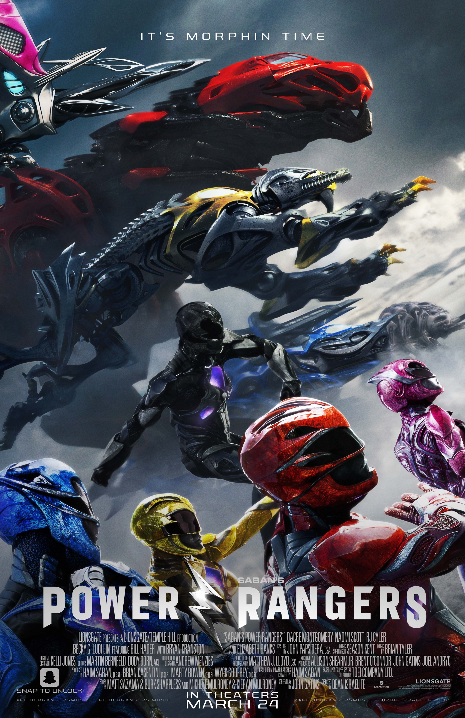 Mega Sized Movie Poster Image for Power Rangers (#19 of 50)