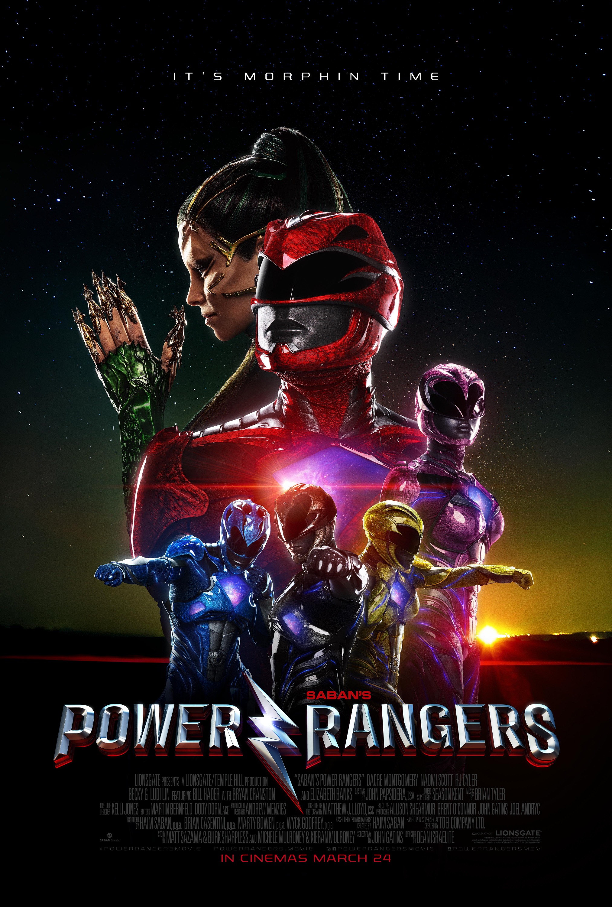 Mega Sized Movie Poster Image for Power Rangers (#21 of 50)