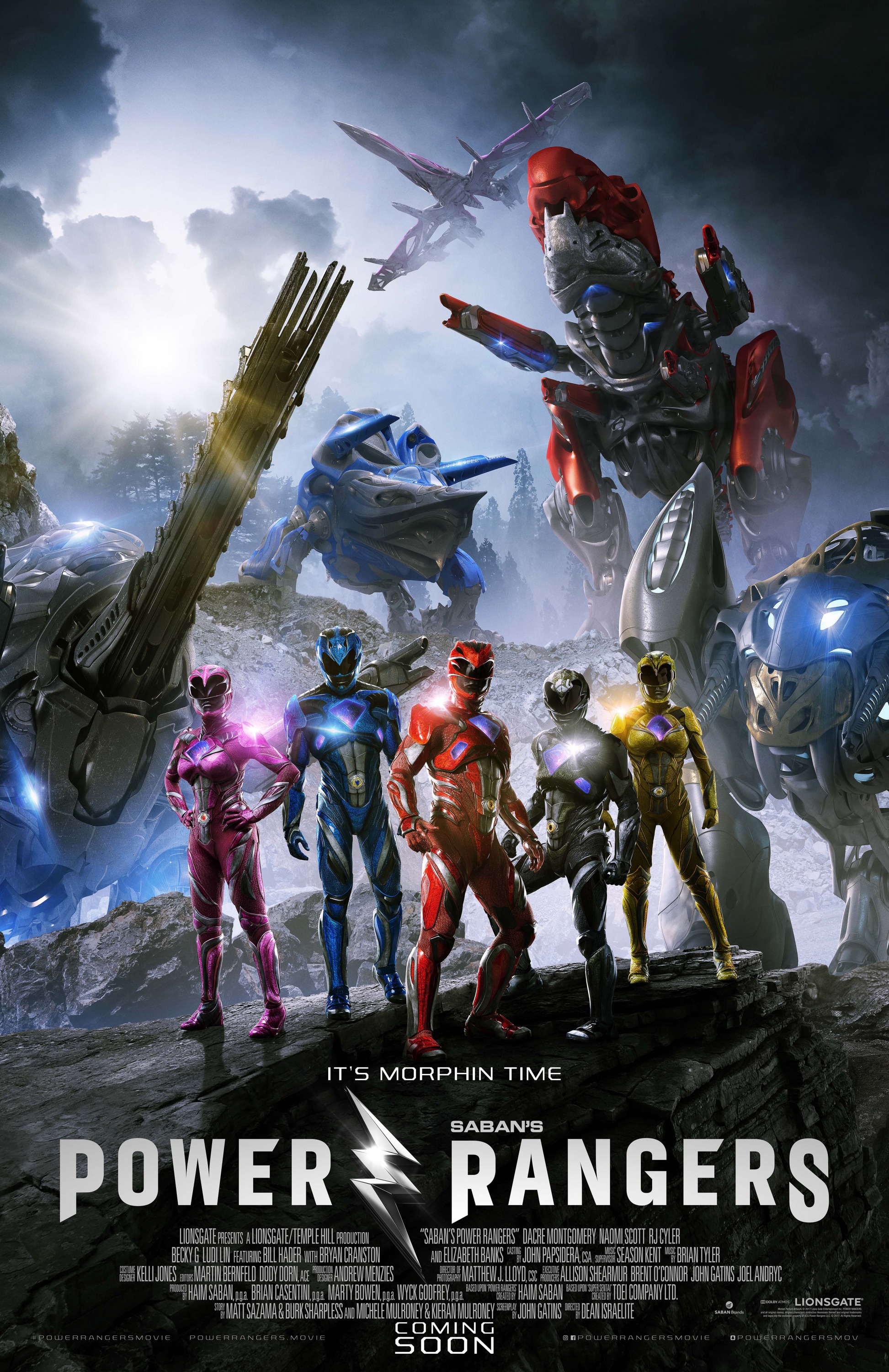 Mega Sized Movie Poster Image for Power Rangers (#22 of 50)