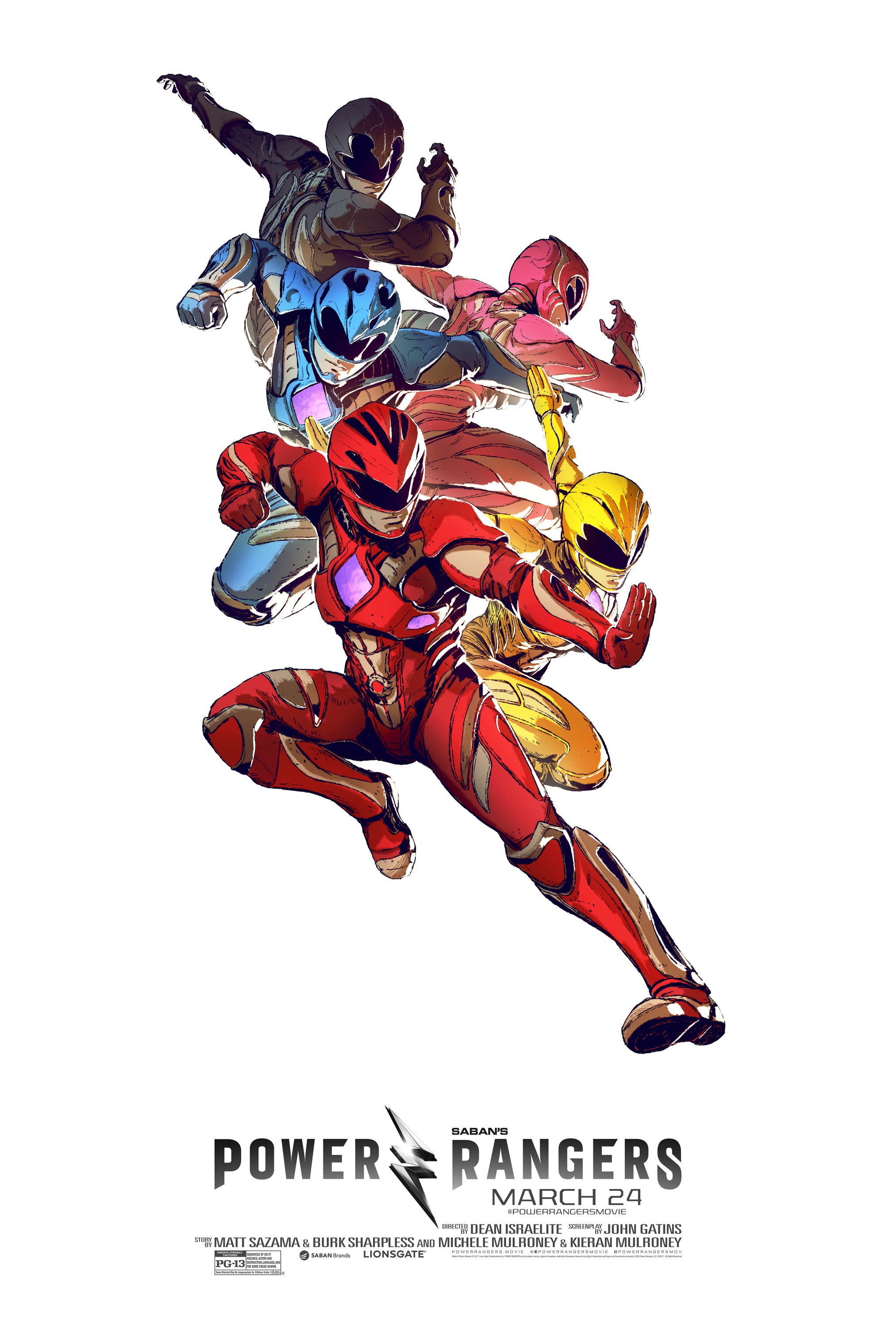 Mega Sized Movie Poster Image for Power Rangers (#30 of 50)