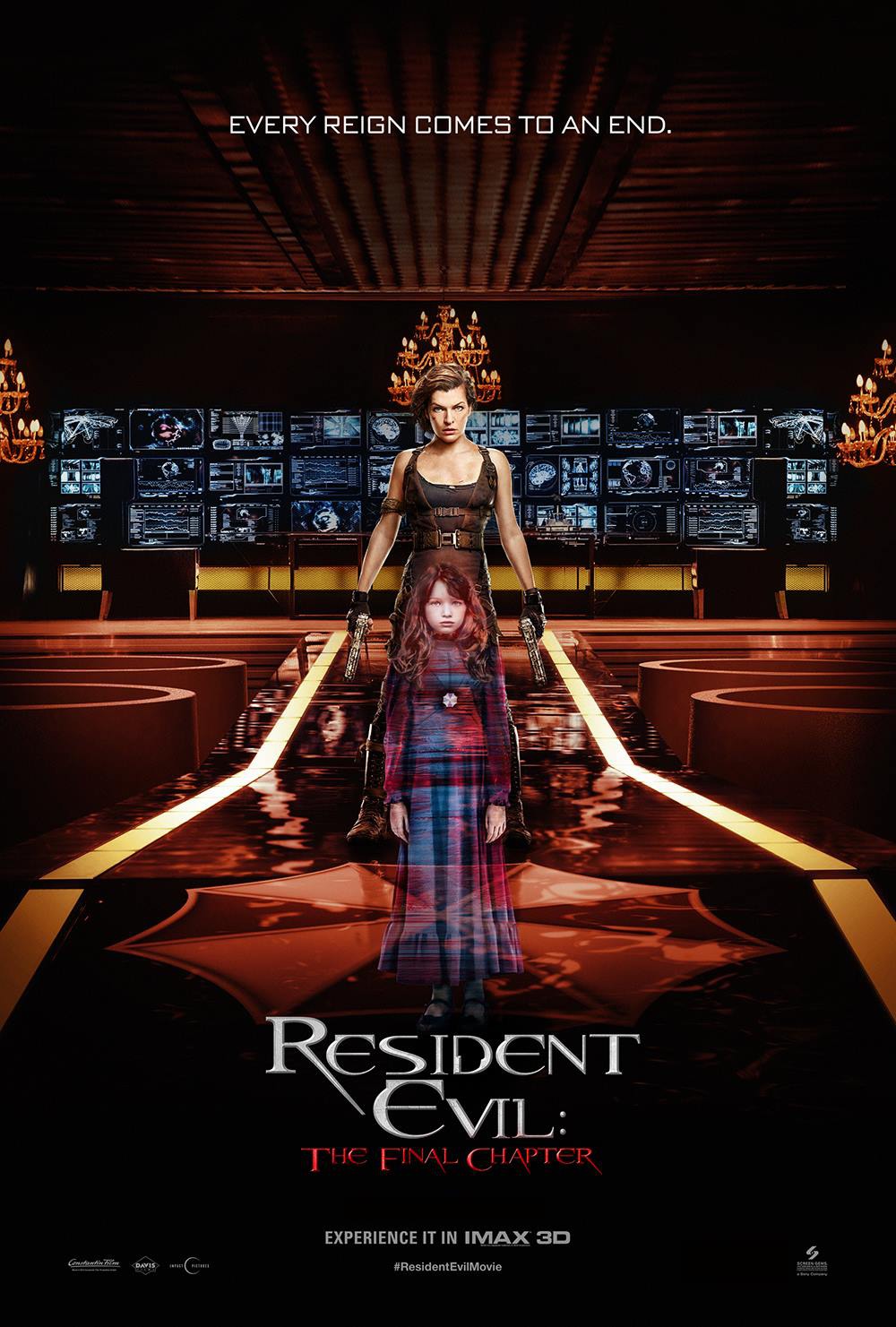 Extra Large Movie Poster Image for Resident Evil: The Final Chapter (#16 of 19)
