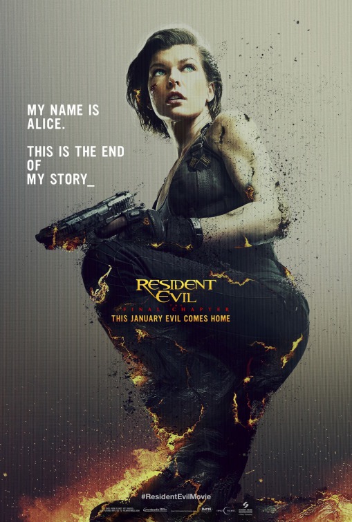 Resident Evil: The Final Chapter Movie Poster