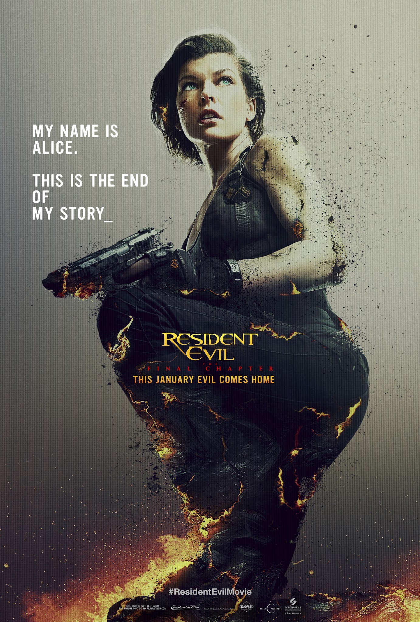 Mega Sized Movie Poster Image for Resident Evil: The Final Chapter (#5 of 19)