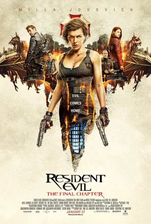 Resident Evil: The Final Chapter Movie Poster