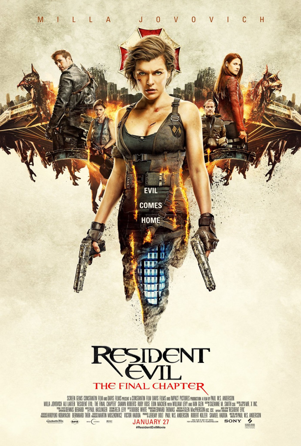 Resident Evil: The Final Chapter Movie Poster (#16 of 19) - IMP Awards