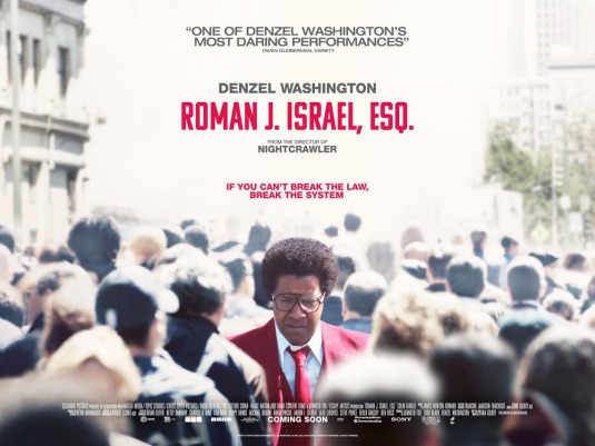 Resultado de imagem para movie poster Roman J. Israel